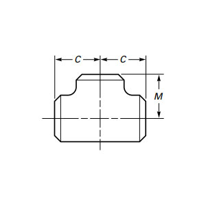 وصلة تي متساوية اللحام